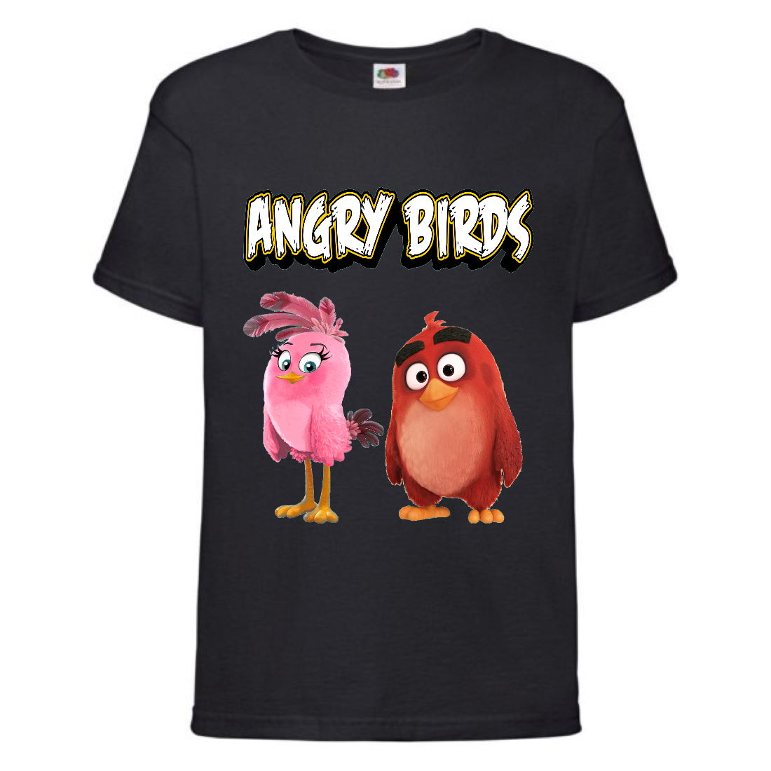 

Футболка детская Энгри Бердс (Angry Birds) черная (AB-red&bird-black) 164 см