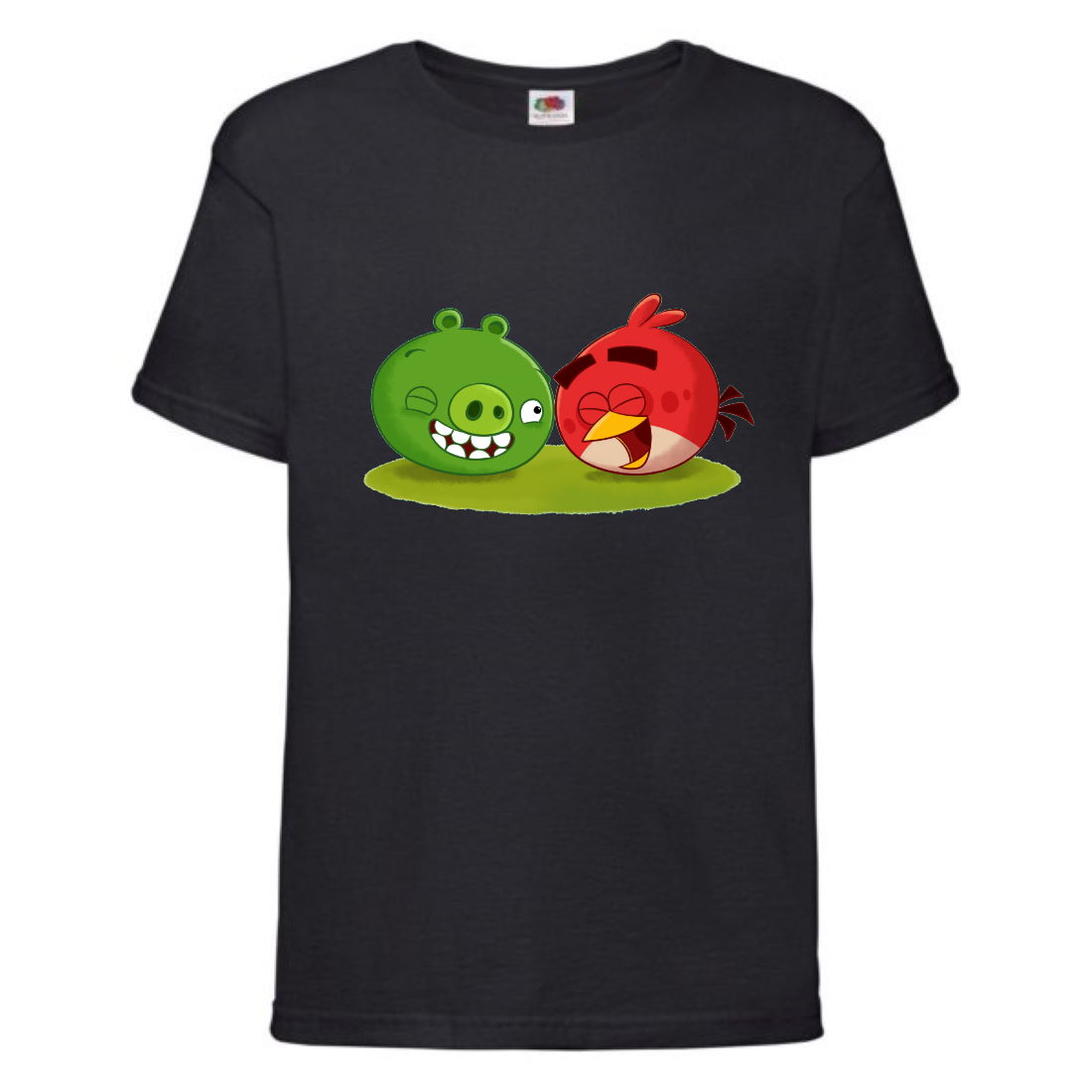 

Футболка детская Энгри Бердс (Angry Birds) черная (AB-red&svin-black) 128 см