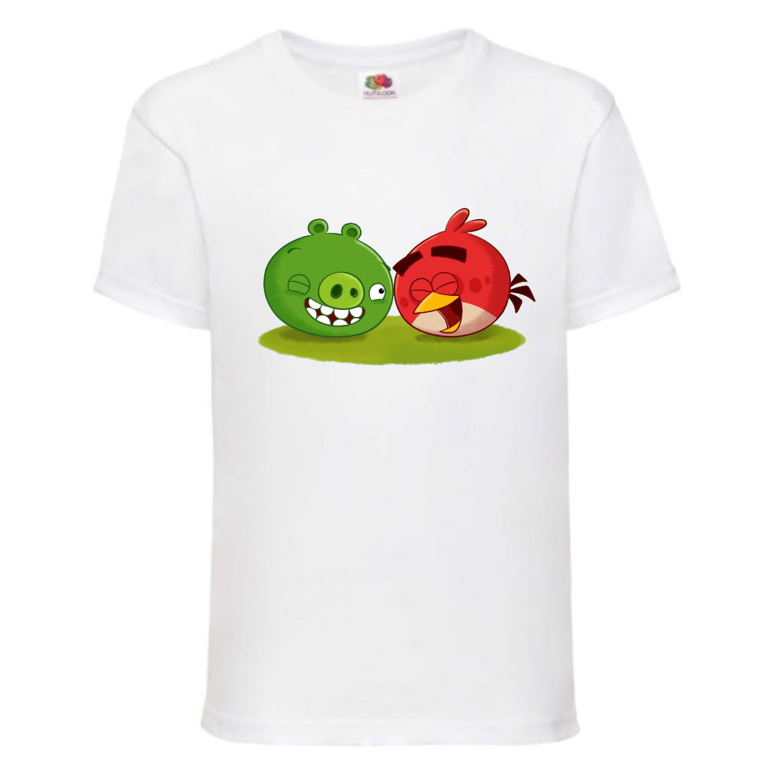 

Футболка детская Энгри Бердс (Angry Birds) белая (AB-red&svin-white) 152 см