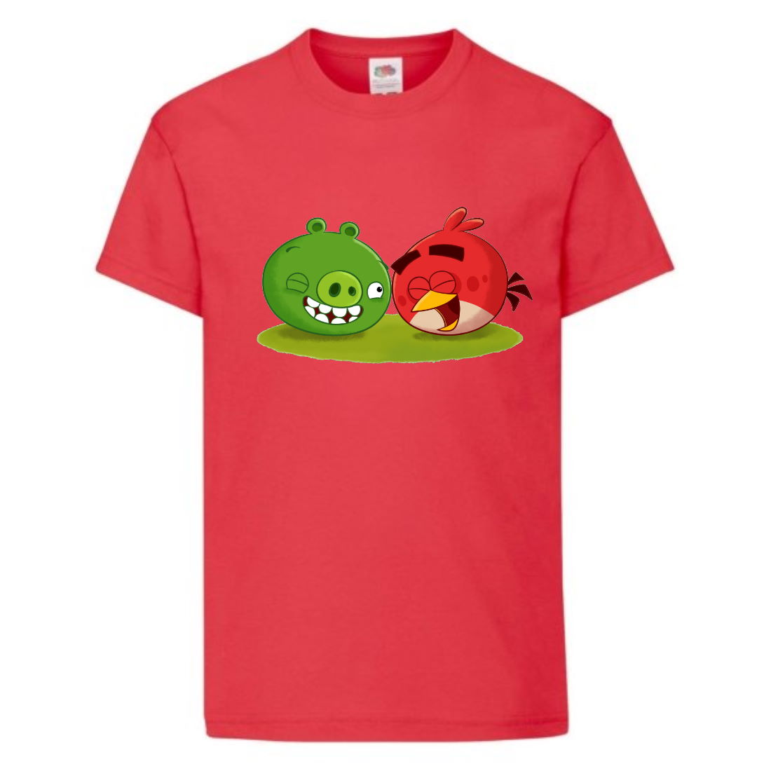 

Футболка детская Энгри Бердс (Angry Birds) красная (AB-red&svin-red) 104 см