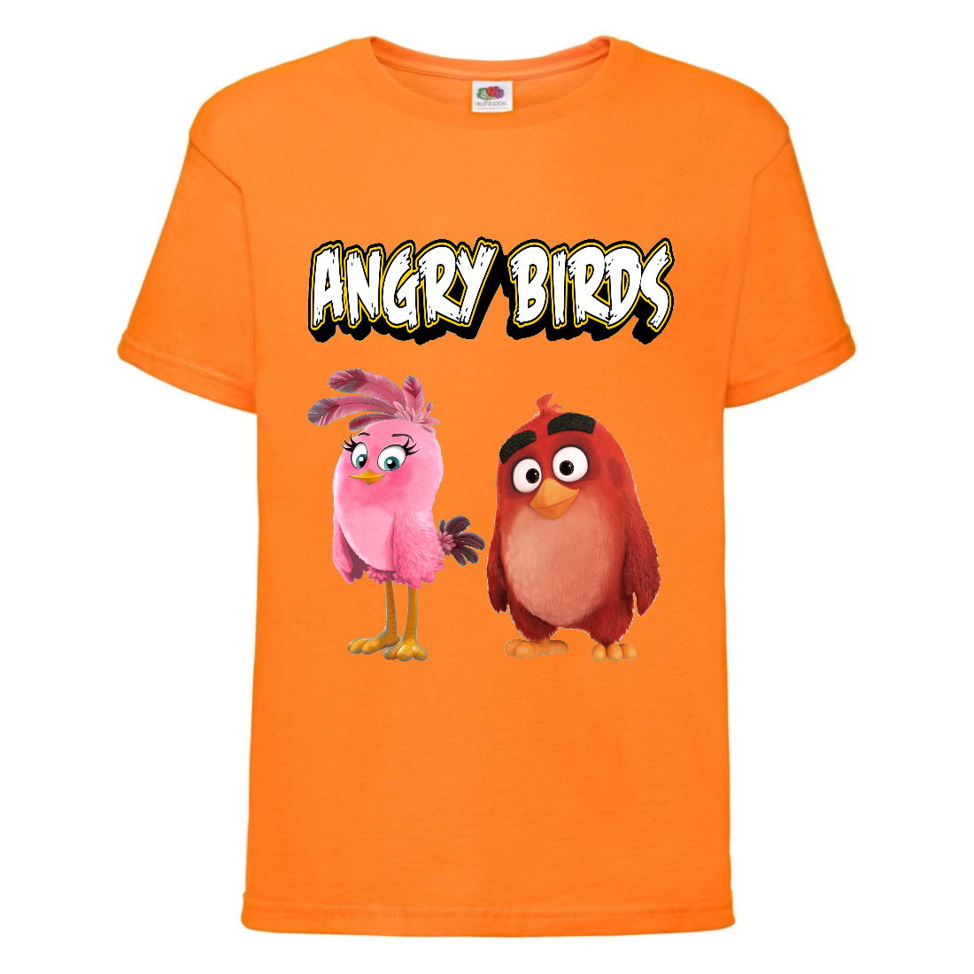 

Футболка детская Энгри Бердс (Angry Birds) оранжевая (AB-red&bird-orange) 164 см