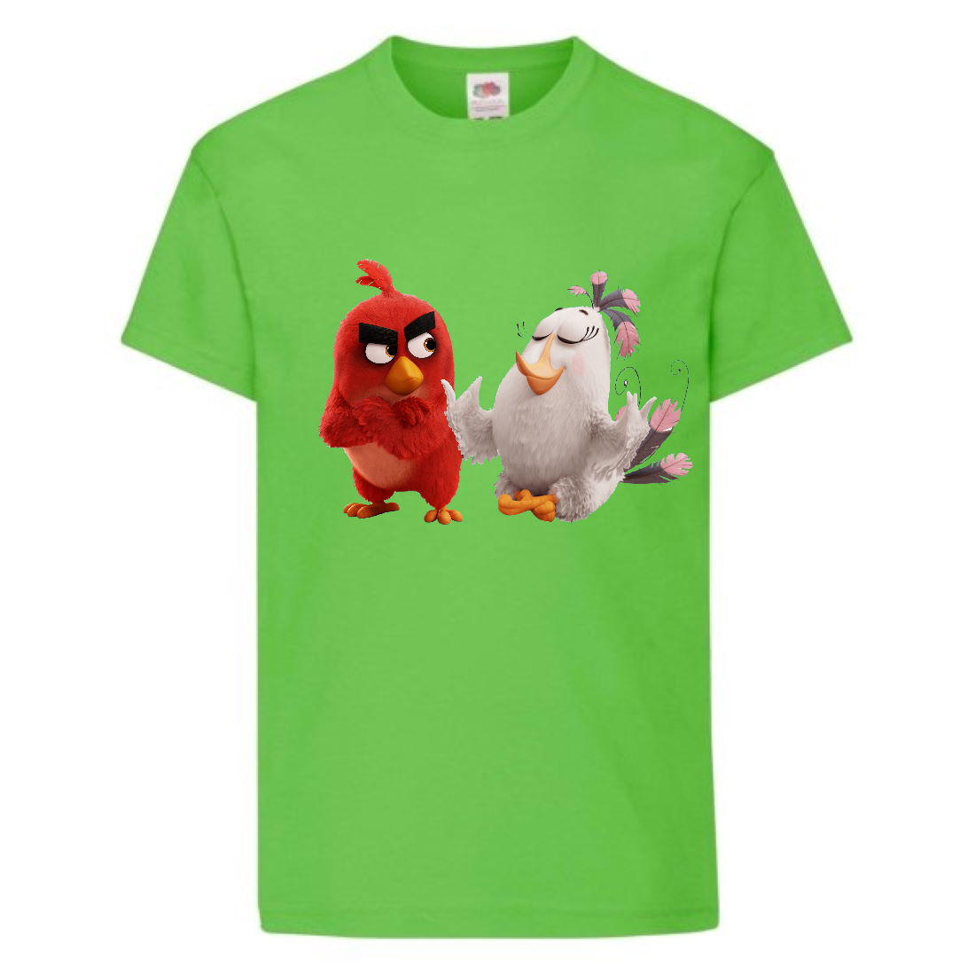 

Футболка детская Энгри Бердс (Angry Birds) светло-зеленая (AB-red&matilda-green) 116 см