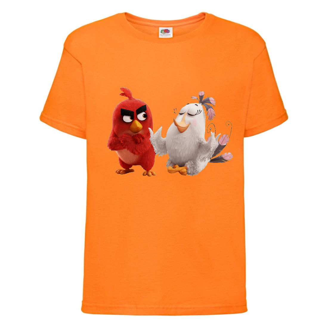 

Футболка детская Энгри Бердс (Angry Birds) оранжевая (AB-red&matilda-orange) 116 см