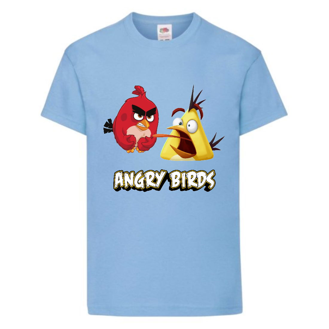 

Футболка детская Энгри Бердс (Angry Birds) светло-голубая (AB-red&chak-blue) 140 см