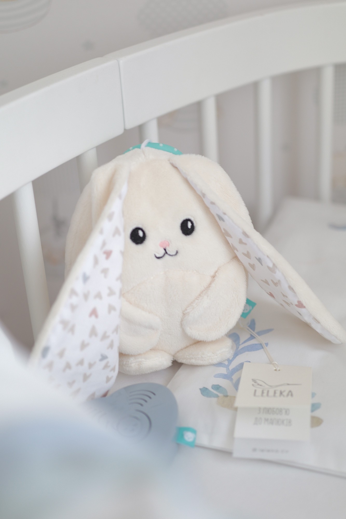 Игрушка My Hummy Кролик молочный 3в1 с белым шумом и колыбельными ...