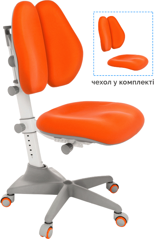 

Кресло GT Racer C-1234 Orthopedic Orange