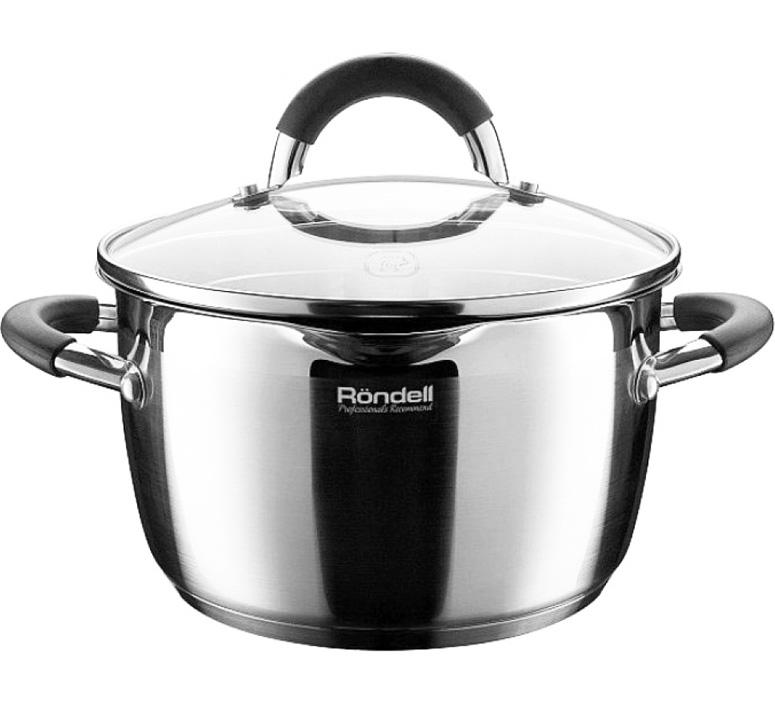 

Кастрюля Rondell Flamme 2.3л со стеклянной крышкой