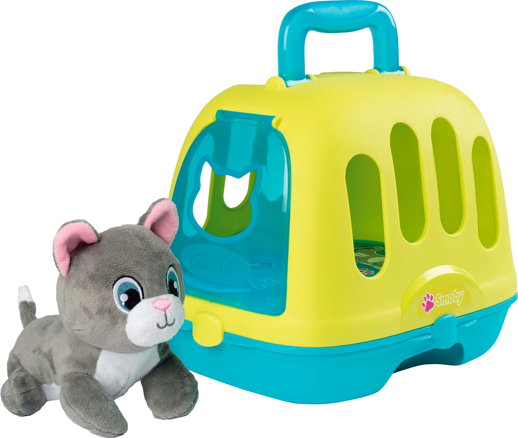 Набор Smoby Ветеринар по уходу за котенком с переноской и кейсом 10 ...