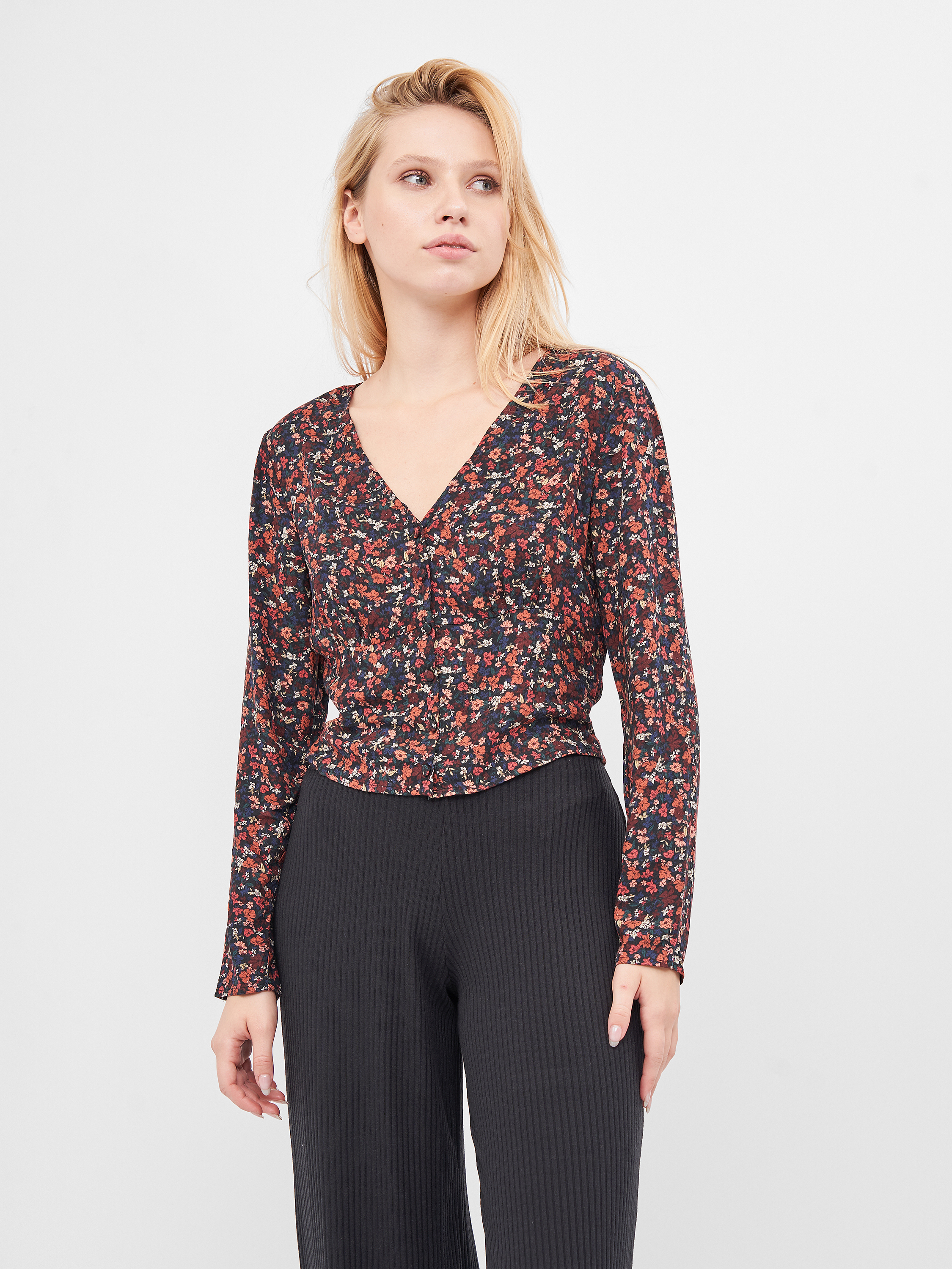 

Блузка Pull & Bear 5470/342/605 M Разноцветная