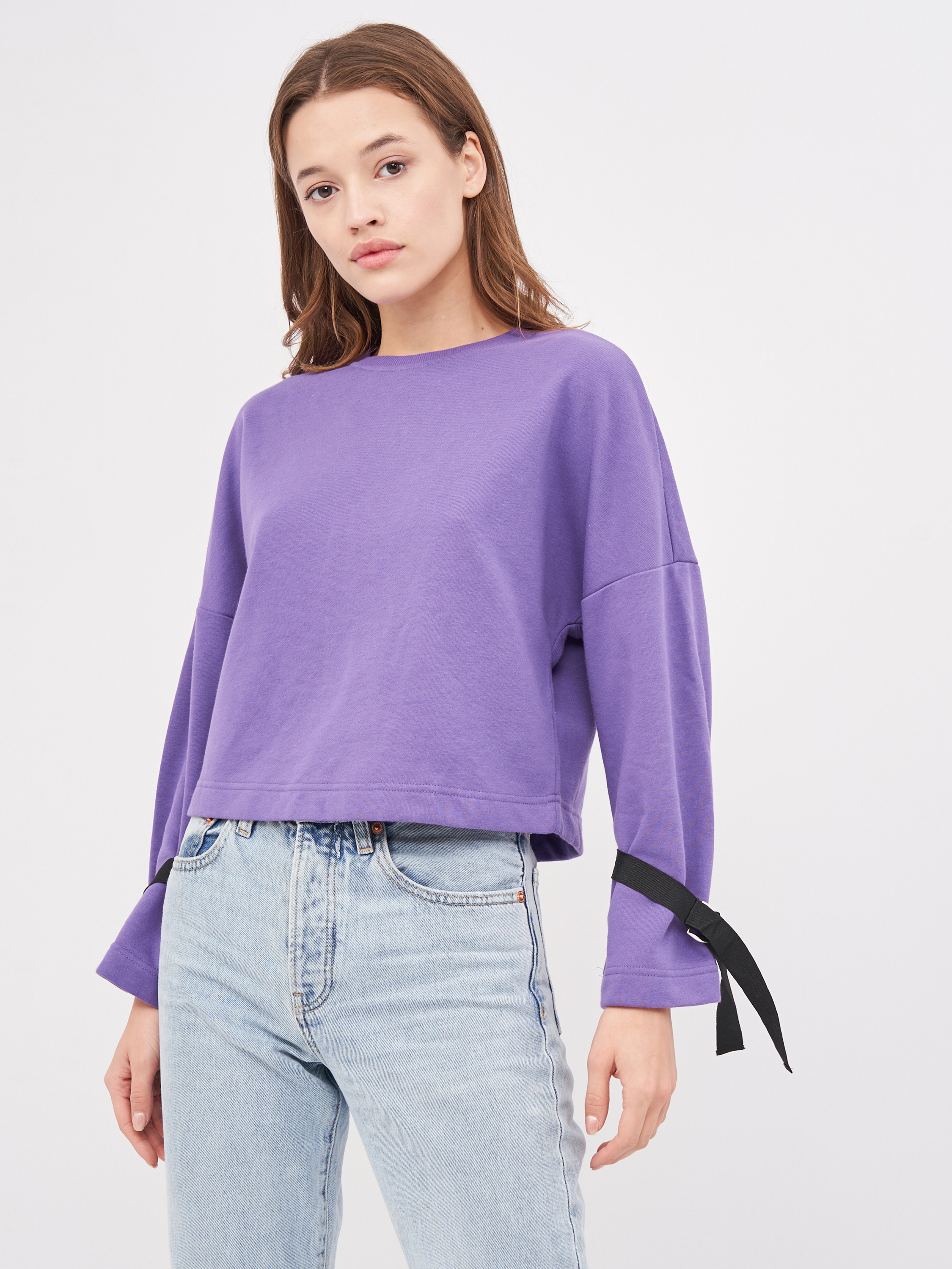 

Лонгслив Pull & Bear 5593/212/654 S Фиолетовая