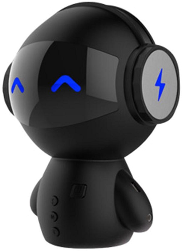 Акція на Портативная колонка-робот UTG-T с функцией караоке и и микрофоном М10 Black (4820176245724) від Rozetka UA