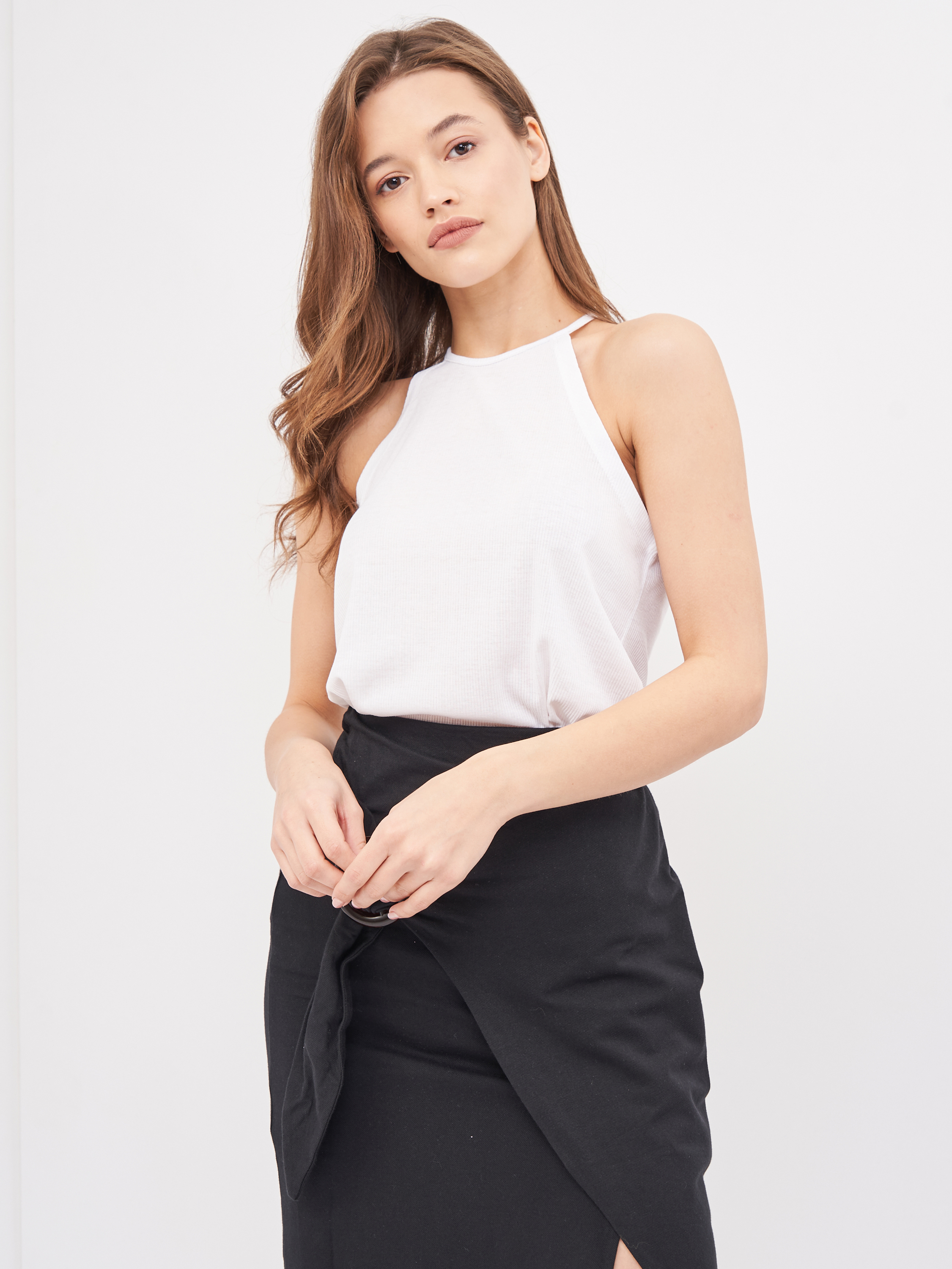 

Топ Pull & Bear 9239/374/250  Белый, Топ Pull & Bear 9239/374/250 L Белый