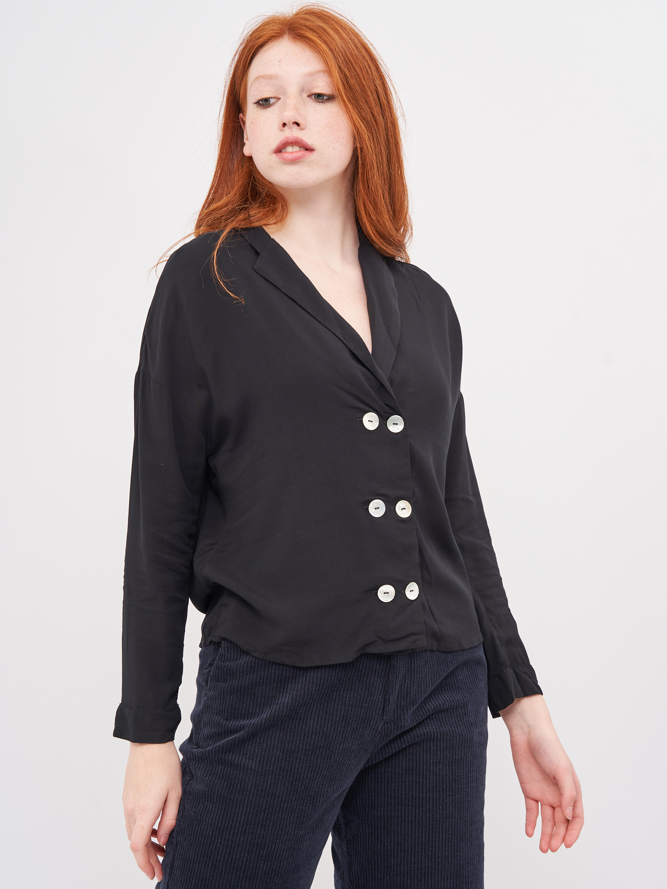 

Блузка Pull & Bear 9473/328/800 S Черная