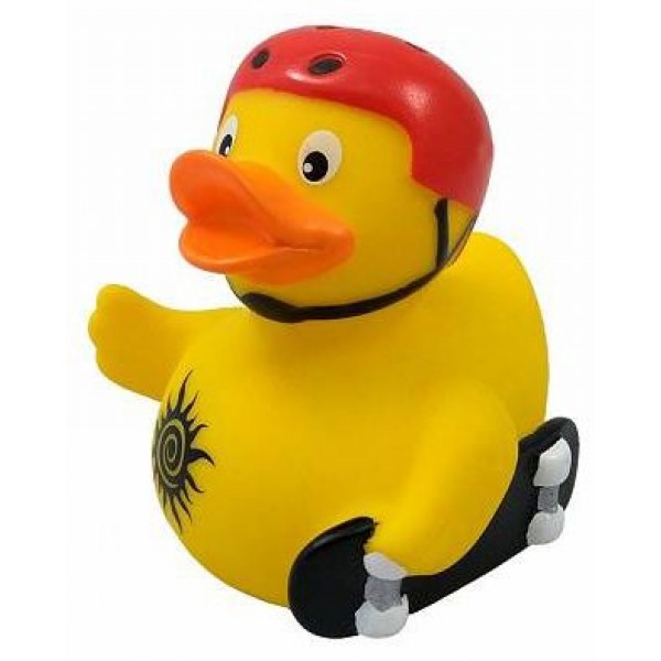 

Уточка Скейтбордер резиновая FunnyDucks арт. L1943