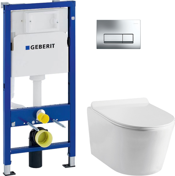 Инсталляция GEBERIT Duofix 458.103.00.1 с панелью слива Delta 50 115 ...