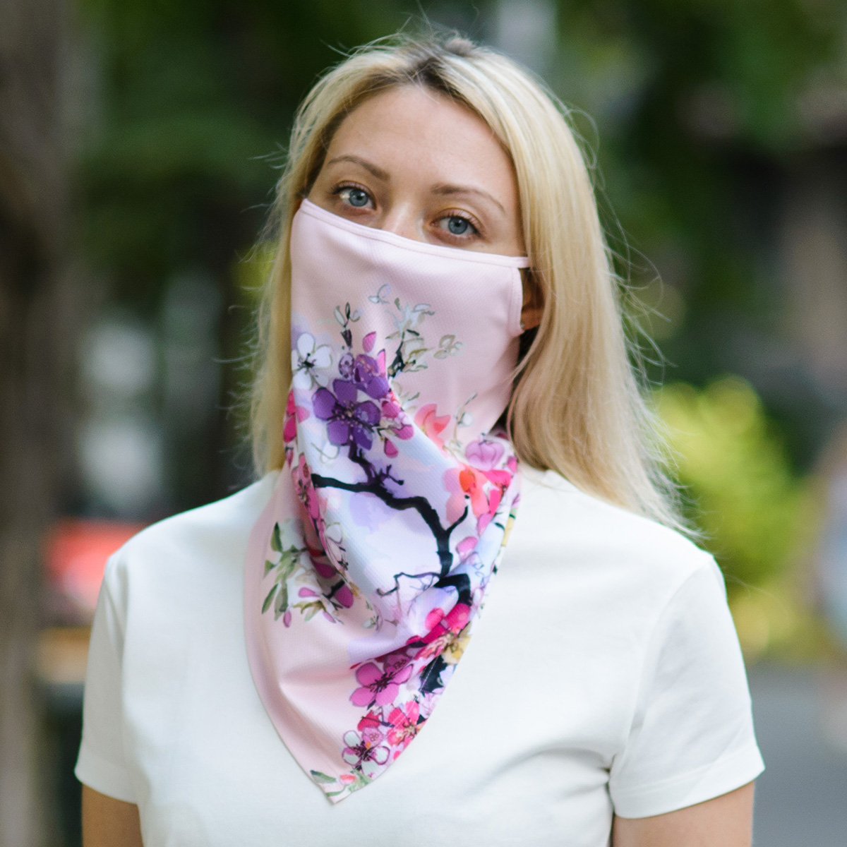 

Маска-фуляр MURAЇ Sakura Blossom Peach Персиковый (F006-67899)