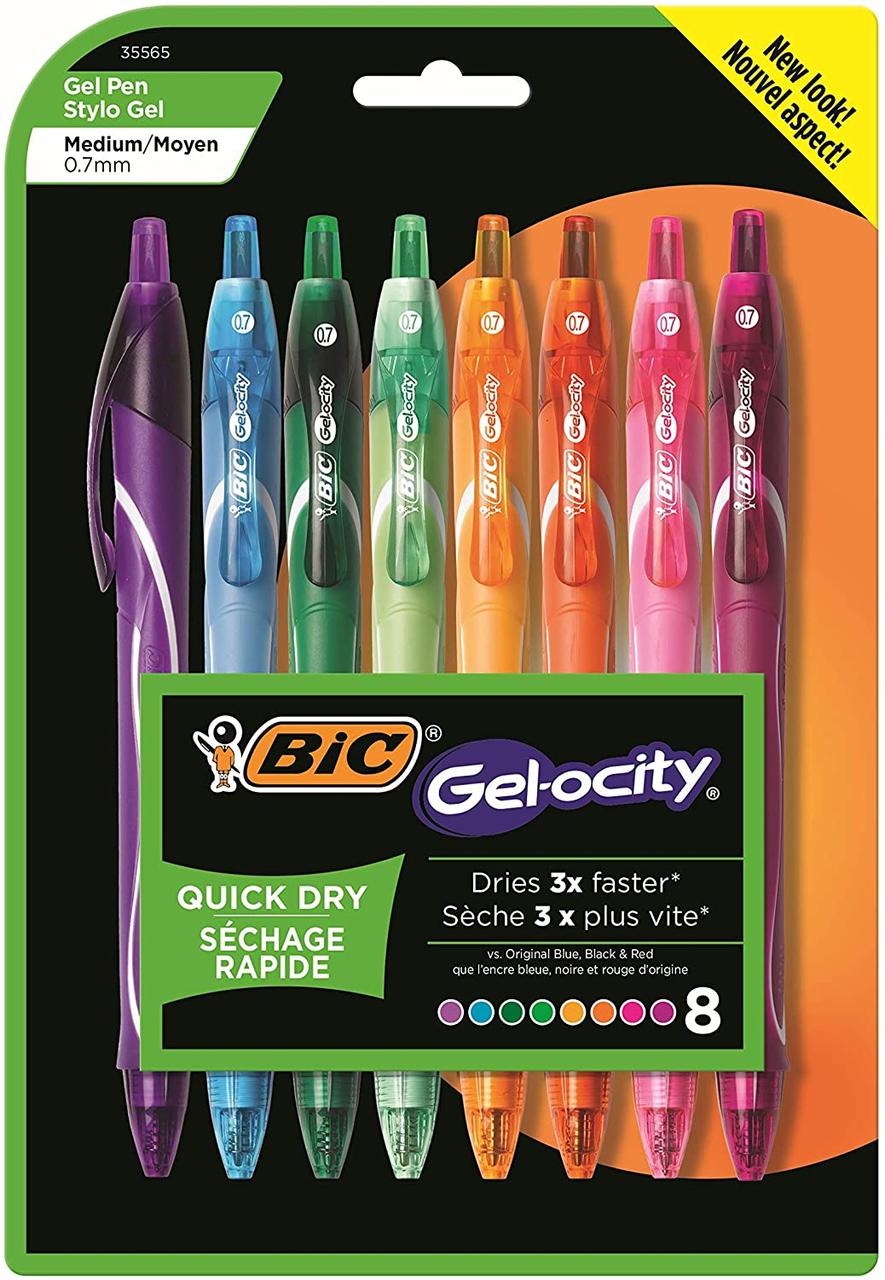 

Набір гелевих ручок BIC Gel-Ocity Quick Dry 0.7 мм Кольорові 8 шт (B0744D6P4V)