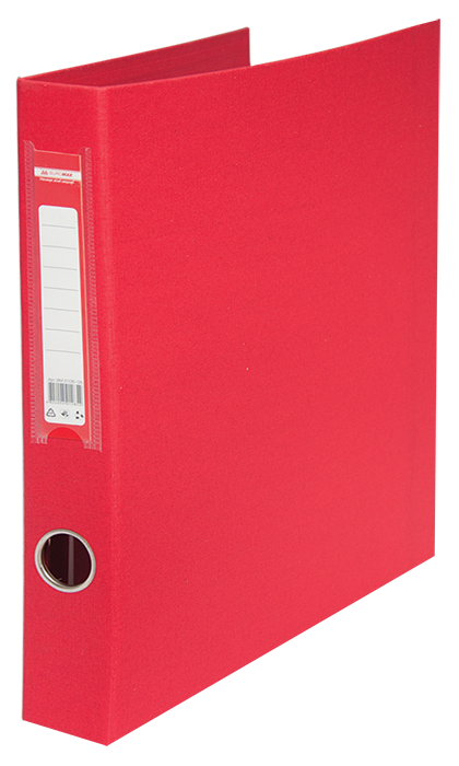 

Регистратор Buromax BM310605 А4 30 мм кольцевой механизм 4 кольца красный