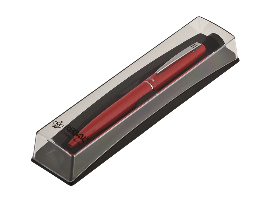 

Ручка шариковая Regal PB10 в футляре красный (R285205PB10B)
