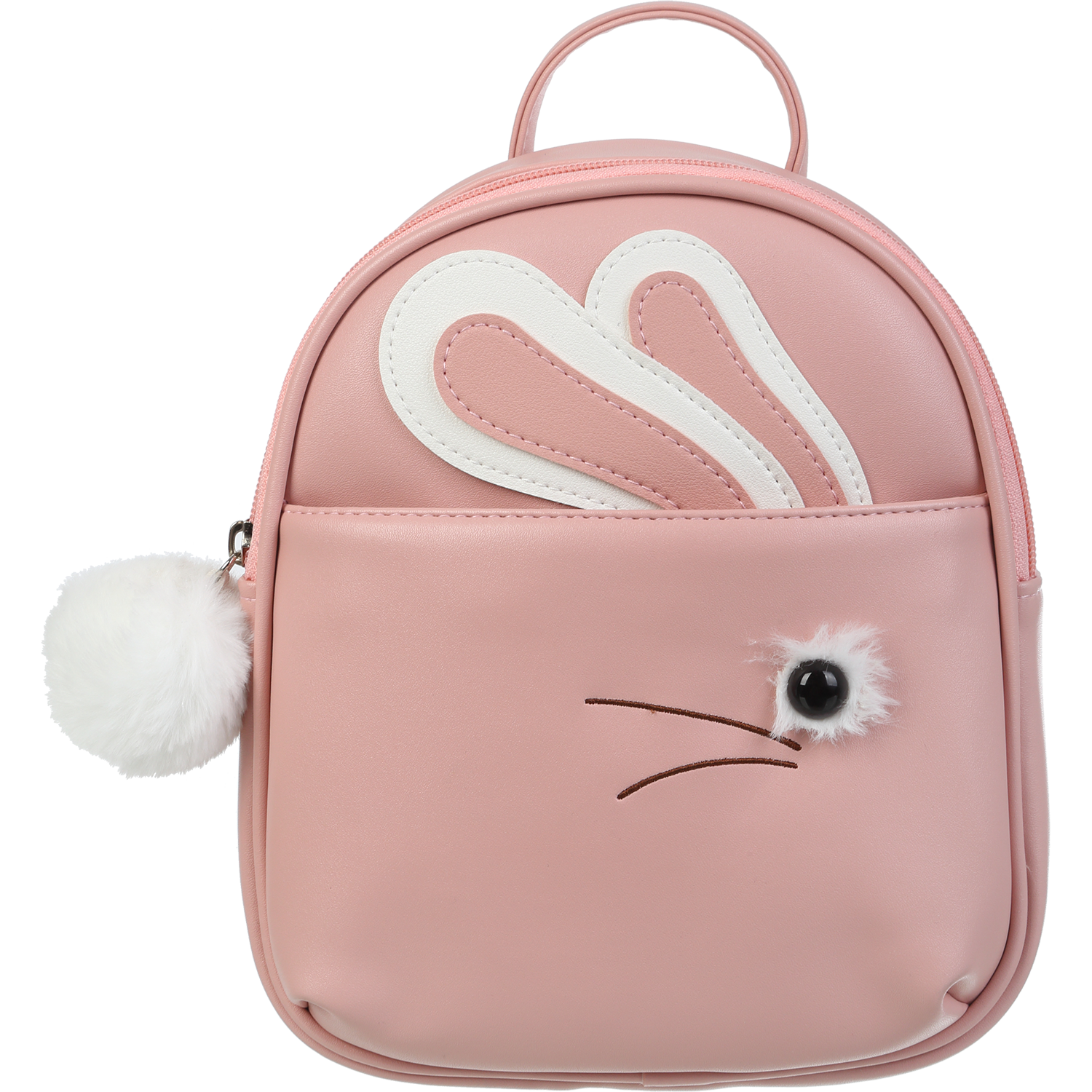 

Рюкзак ZiBi Fur Rabbit 24x21x8 см персиковый (ZB.702301)