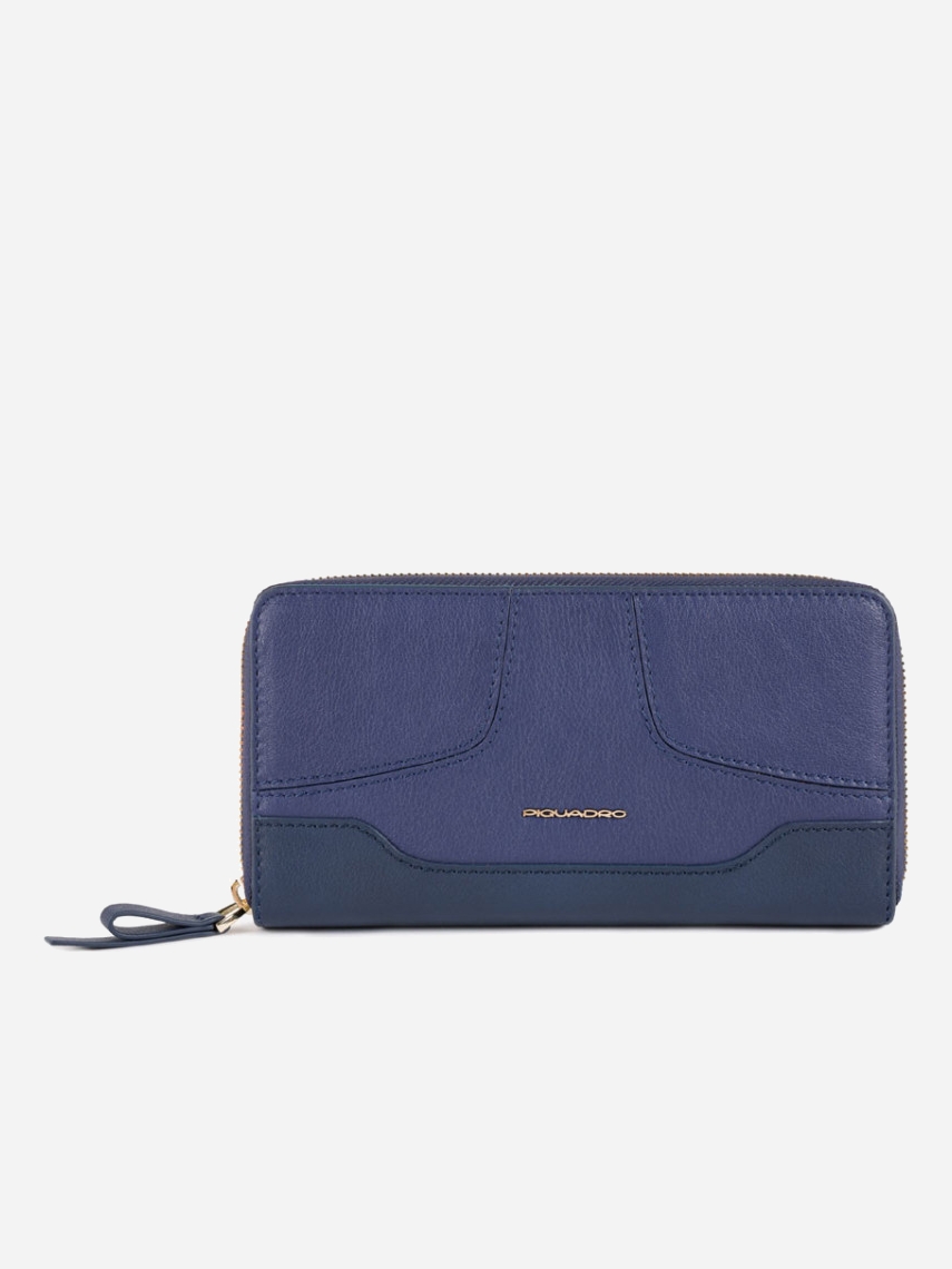 

Женский кошелек кожаный Piquadro PD1515S108R_BLU Синий