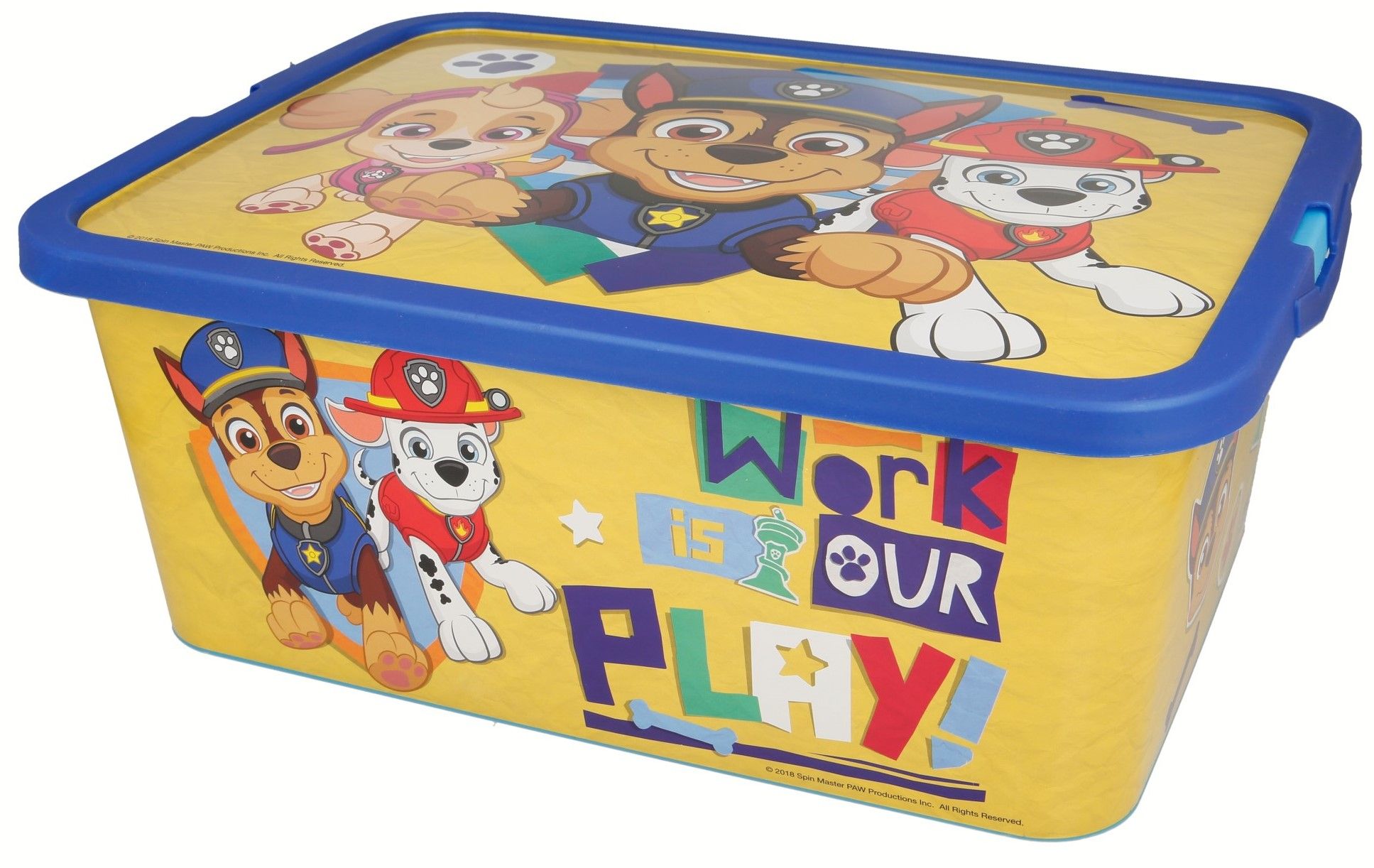 

Коробка для игрушек Stor Paw Patrol - Boy Plain, Storage Click Box 13L