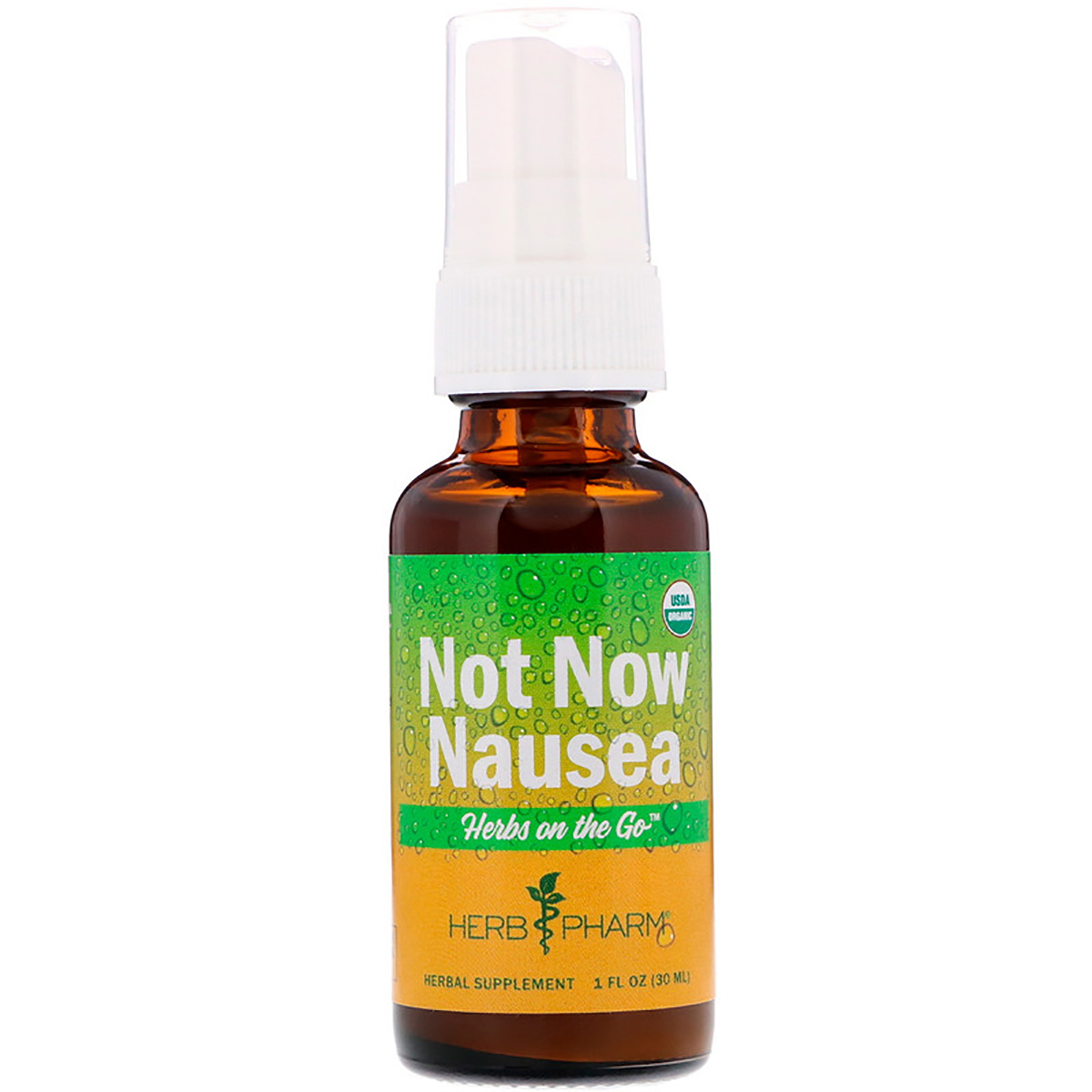 

Природные добавки Herb Pharm Спрей от тошноты Not Now Nausea Herbs on the Go1 жидкая унция (30 мл)