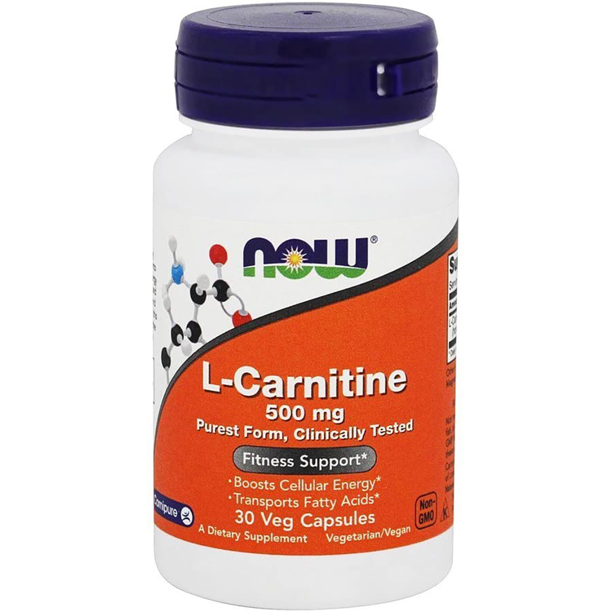 

Аминокислоты Now Foods L- Карнитин L-Carnitine 500 мг 30 капсул