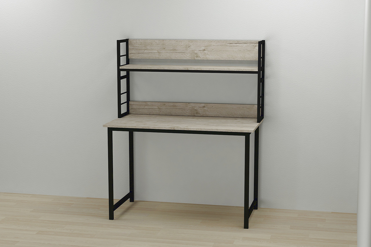 

Надстройка для стола Ferrum-decor Линкольн 60x120x28 Черный ДСП Шервуд
