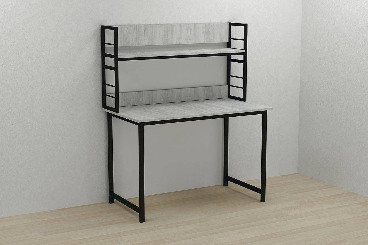 

Надстройка для стола Ferrum-decor Линкольн 60x100x28 Черный ДСП Урбан Лайт