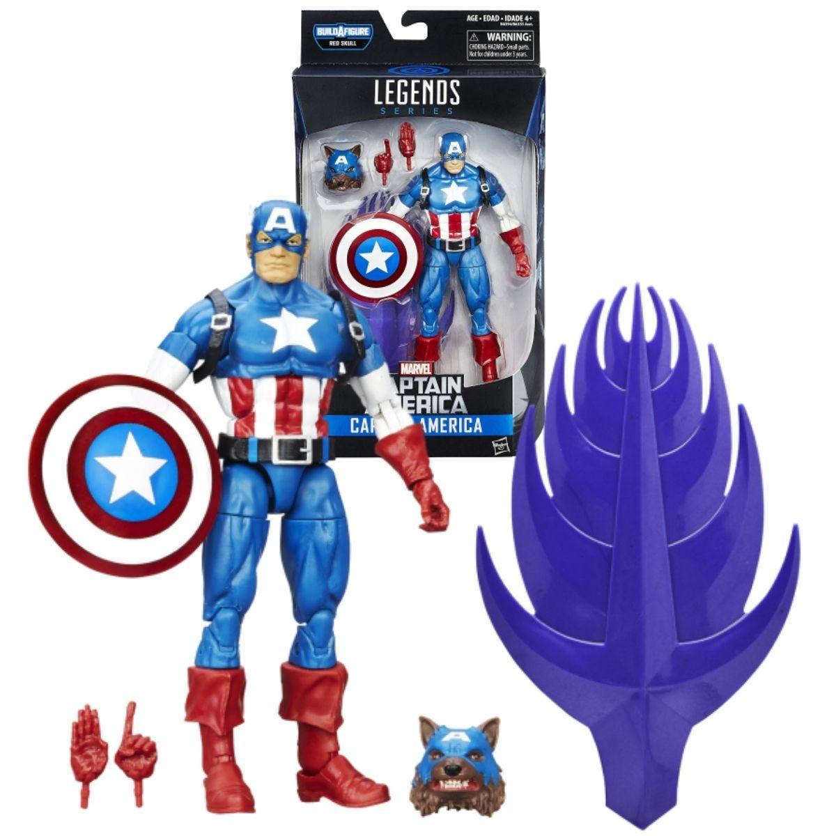 

Игровая фигурка супергерой Hasbro Капитан Америка Легенды Марвел Build aFigure RedSkull Series детская игрушка