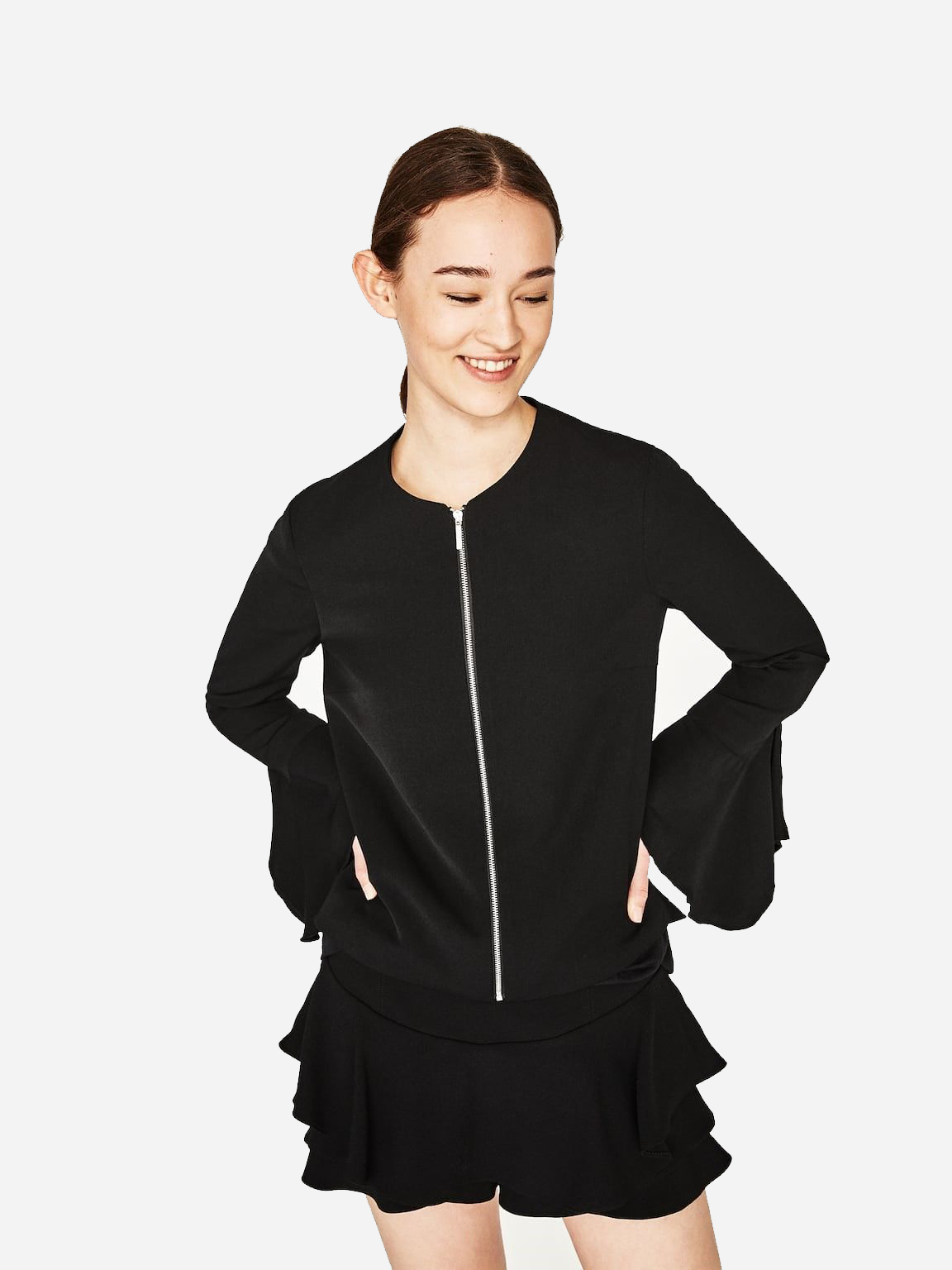 

Толстовка Zara 02152418800 XS Черная