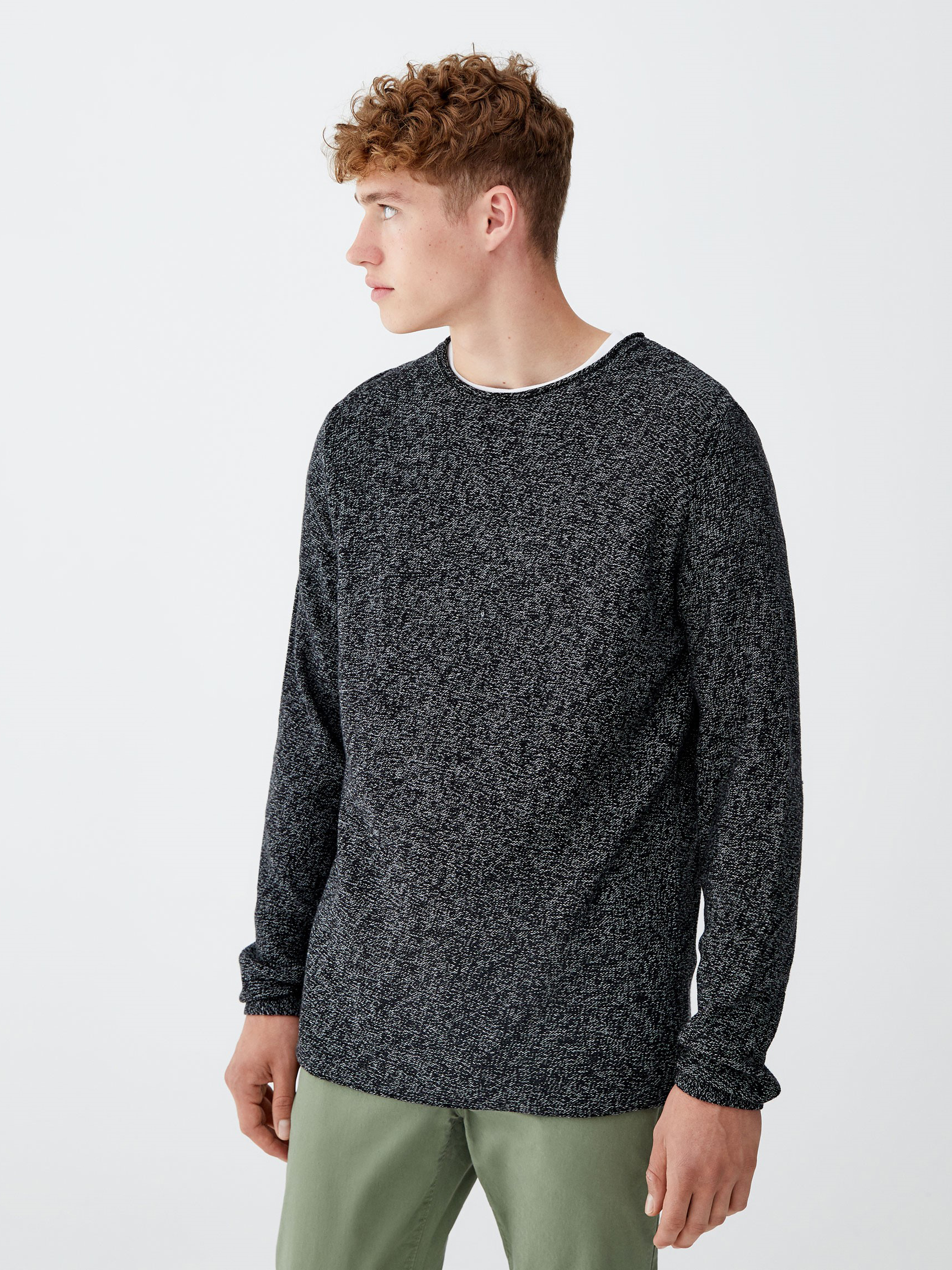 

Джемпер Pull & Bear 09559700800 M Серый