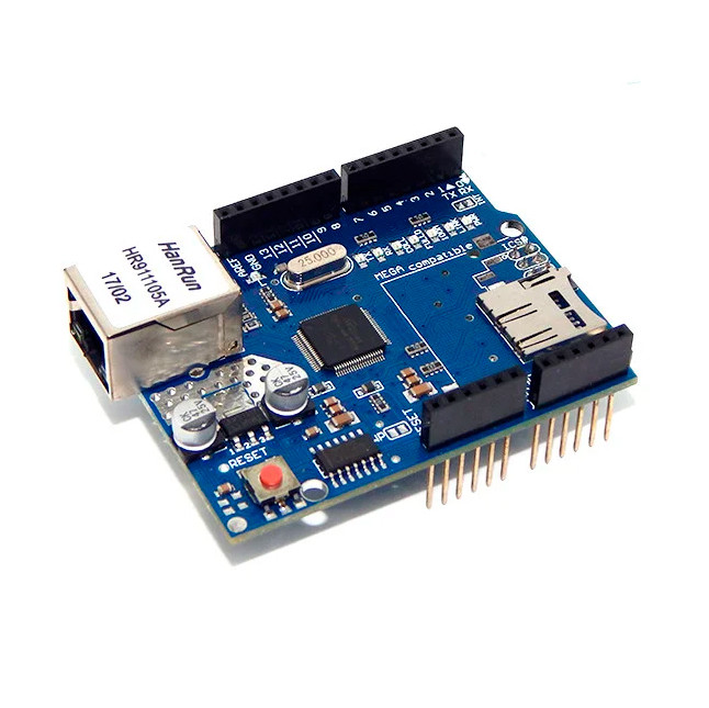 

Сетевой модуль W5100 Ethernet Shield для Arduino