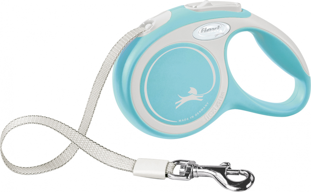 

Поводок рулетка Flexi "New COMFORT" XS 3м до 12кг голубой (TX-213304)