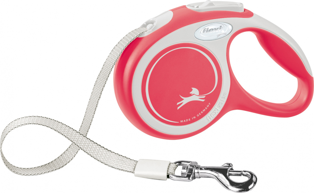 

Поводок рулетка Flexi "New COMFORT" XS 3м до 12кг красный (TX-213303)