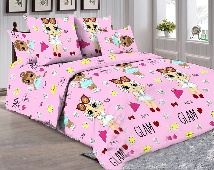 

Комплект постельного белья Tag Tekstil 150х215 "Lol-Glam"