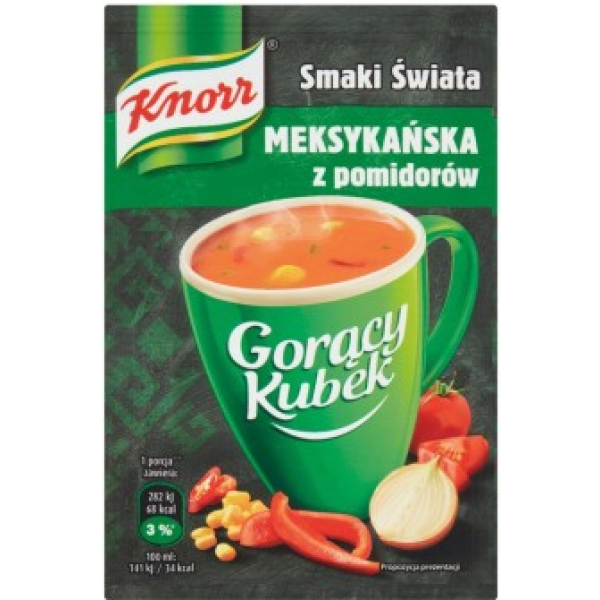 Суп горячая кружка Knorr Мексиканский суп с помидорами,17 г – ROZETKA ...