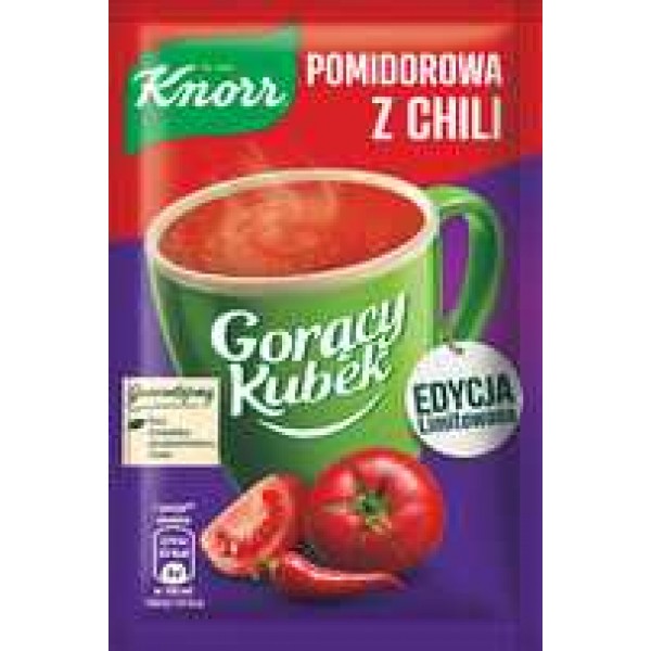Суп горячая кружка Knorr с помидором и чили, 17 г – ROZETKA. Купить Суп ...