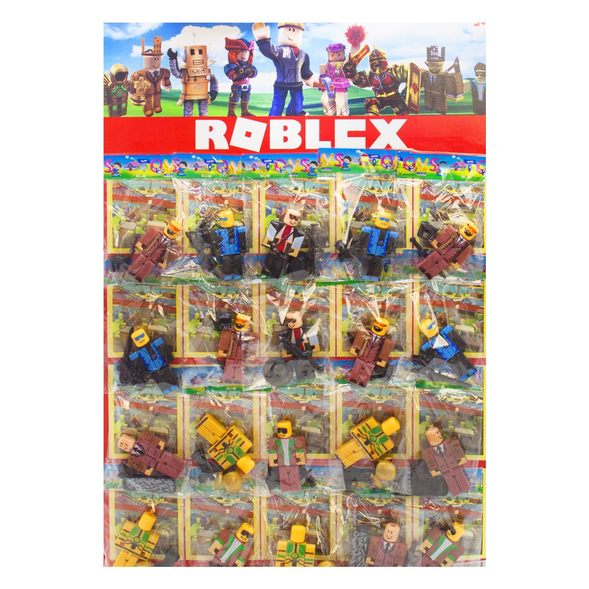

Фигурки Roblox на листе 20 штук MiC (21503) (146035)