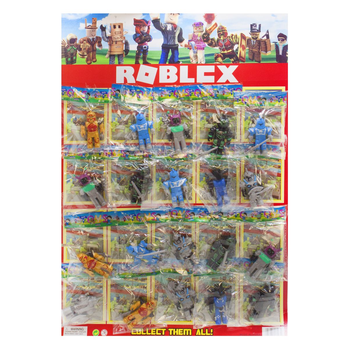 

Фигурки Roblox на листе 20 штук MiC (21511) (146034)