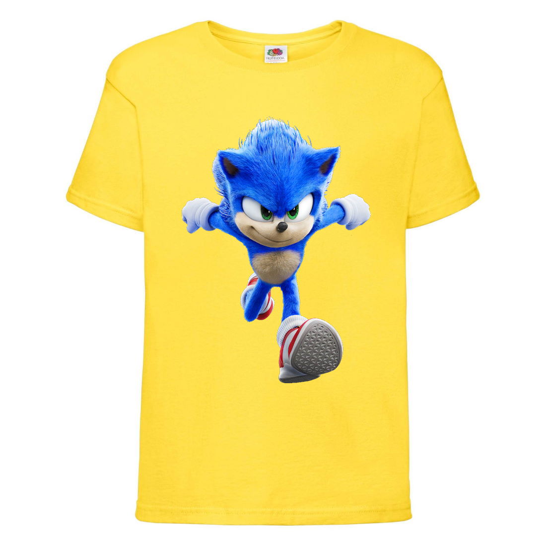 

Футболка детская Соник кроха бежит (SONIC) Желтая (snc yl-8) 104 см