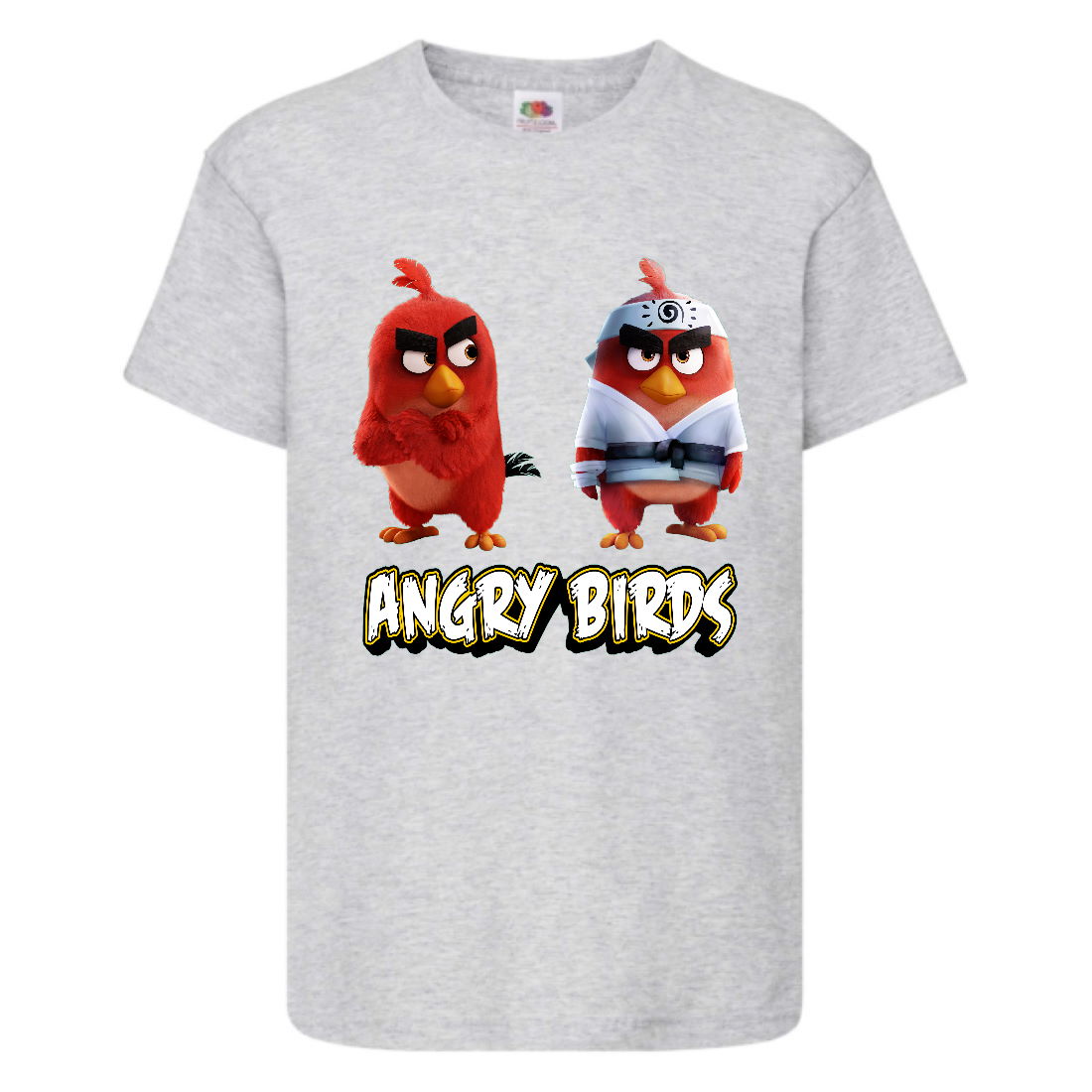 

Футболка детская Энгри Бердс (Angry Birds) серая (AB-red&karate-gray) 152 см