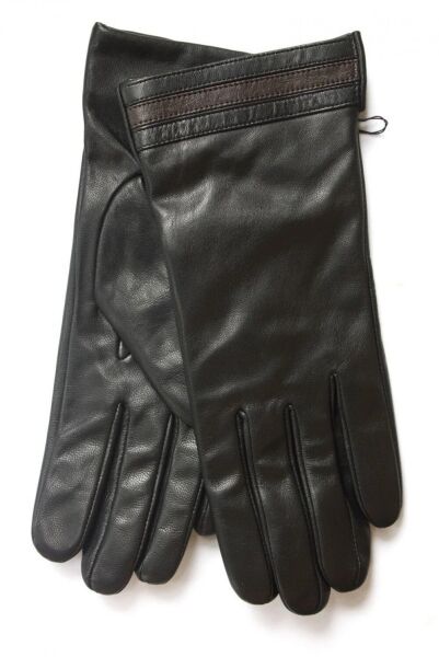 

Перчатки женские чёрные кожаные сенсорные 946s3 L Shust Gloves