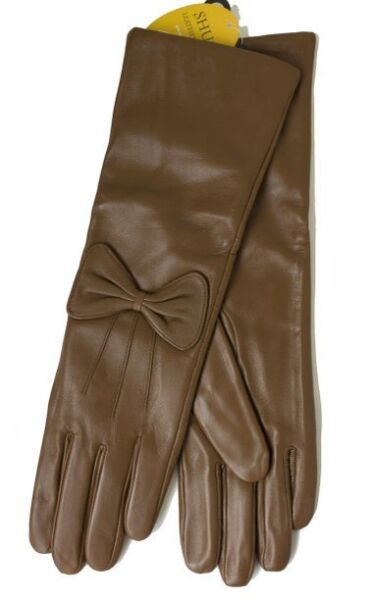 

Женские кожаные длинные сенсорные перчатки Shust Gloves 10w-0472s