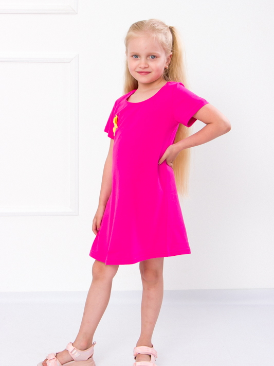 Акція на Дитяча літня сукня для дівчинки Носи своє 6054-001 116 см Малина (p-8021-76844) від Rozetka