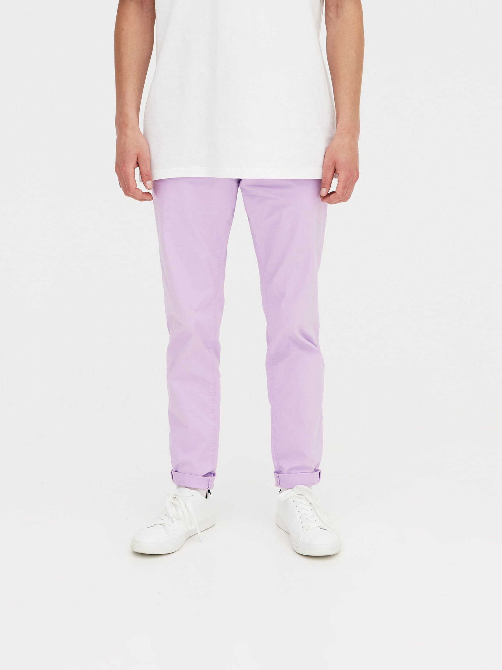 

Брюки Pull & Bear 05680507629 48 Фиолетовые