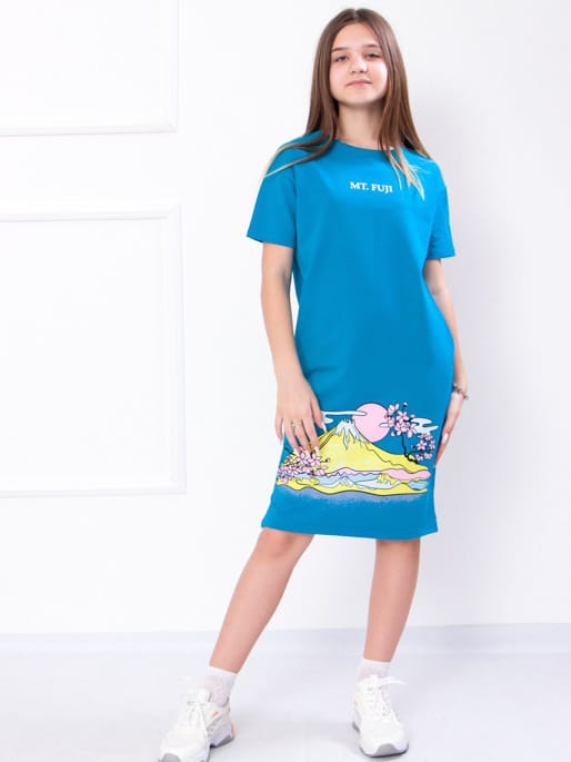 Акція на Підліткова літня сукня для дівчинки Носи своє 6260-057-33 152 см Бірюзова (p-6030-75433) від Rozetka