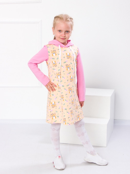 Акція на Дитяче плаття для дівчинки Носи своє 6182-055 122 см Лисичка/Рожеве (p-5645-81741) від Rozetka