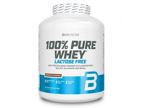 

Протеин BioTech USA 100% PURE WHEY LACTOSE FREE 2,27кг Вкус Клубника